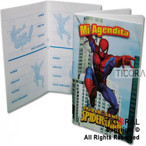 SPIDERMAN AGENDA MINI x 10
